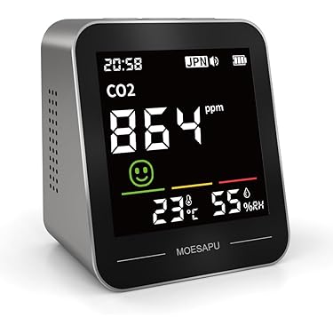 Amazon.co.jp 売れ筋ランキング: 二酸化炭素検出器 の中で最も人気の